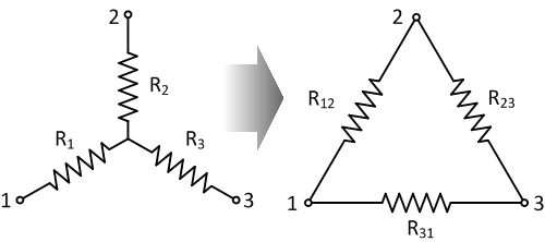 Resistor Star Delta Connection Diagram